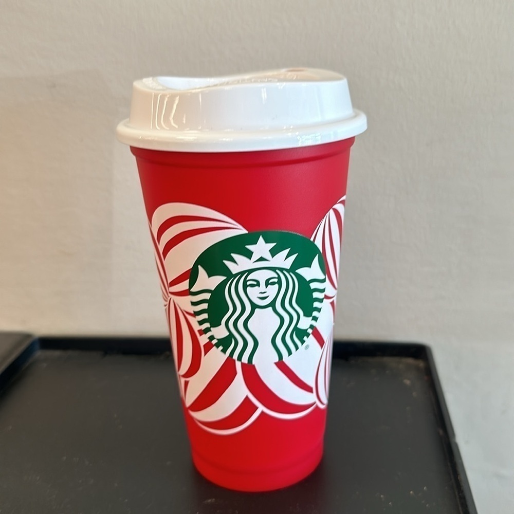 Starbucks Reusable Holiday Red Cup 16oz
